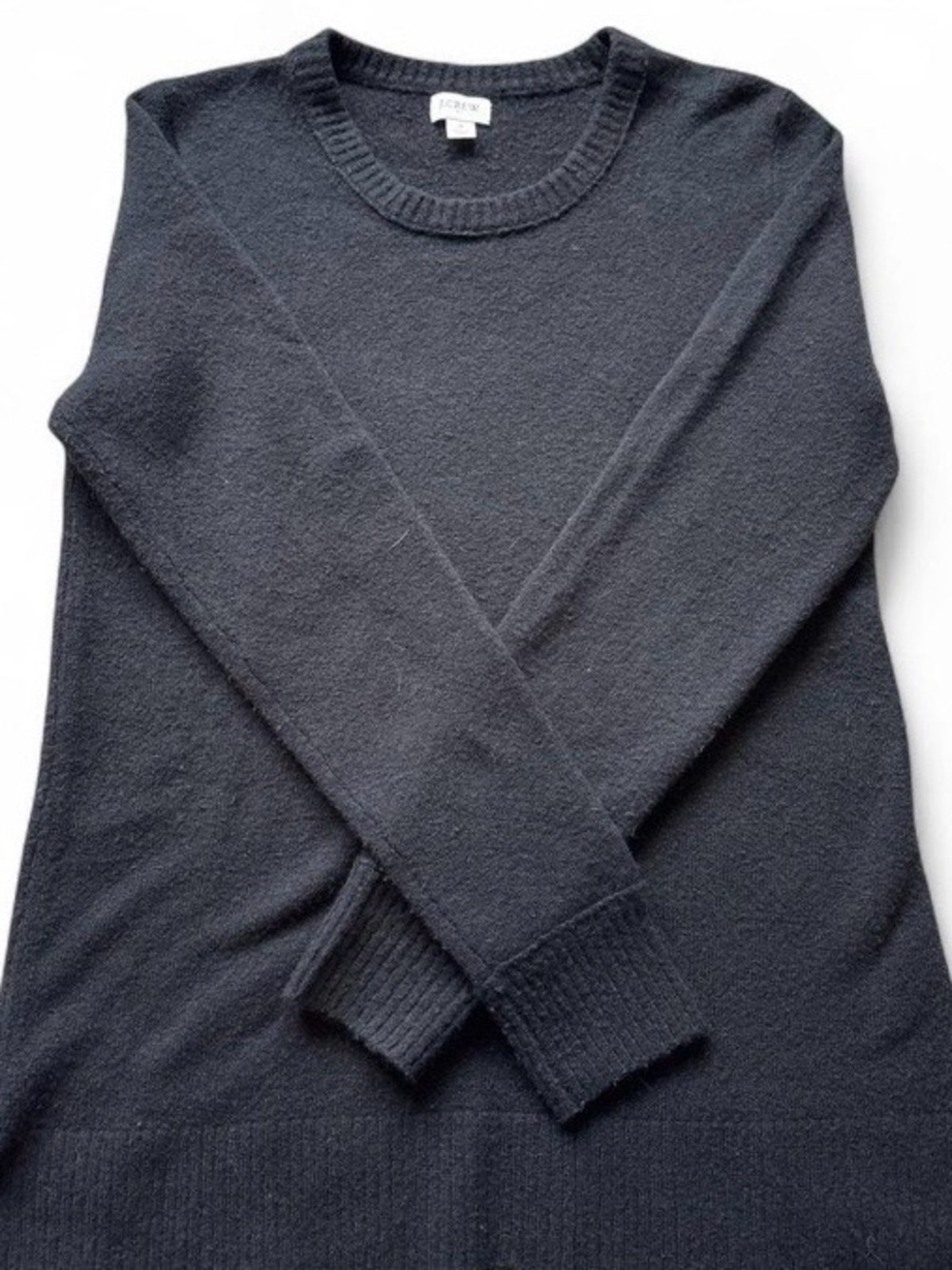 J. Crew Women’s Crewneck Sweater in Charcoal Gray